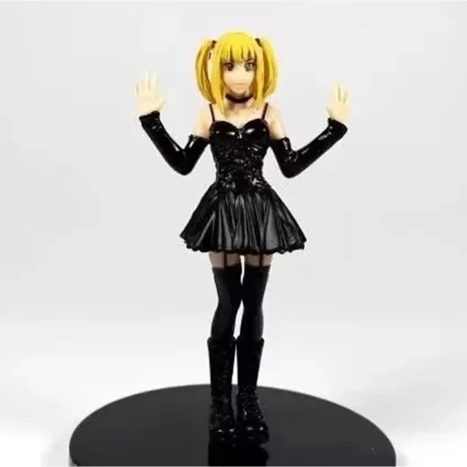 12CM Anime Death Notes Misa Figure Toy Car Deathnote L Killer Misa Amane Figure Doll Collection Mode