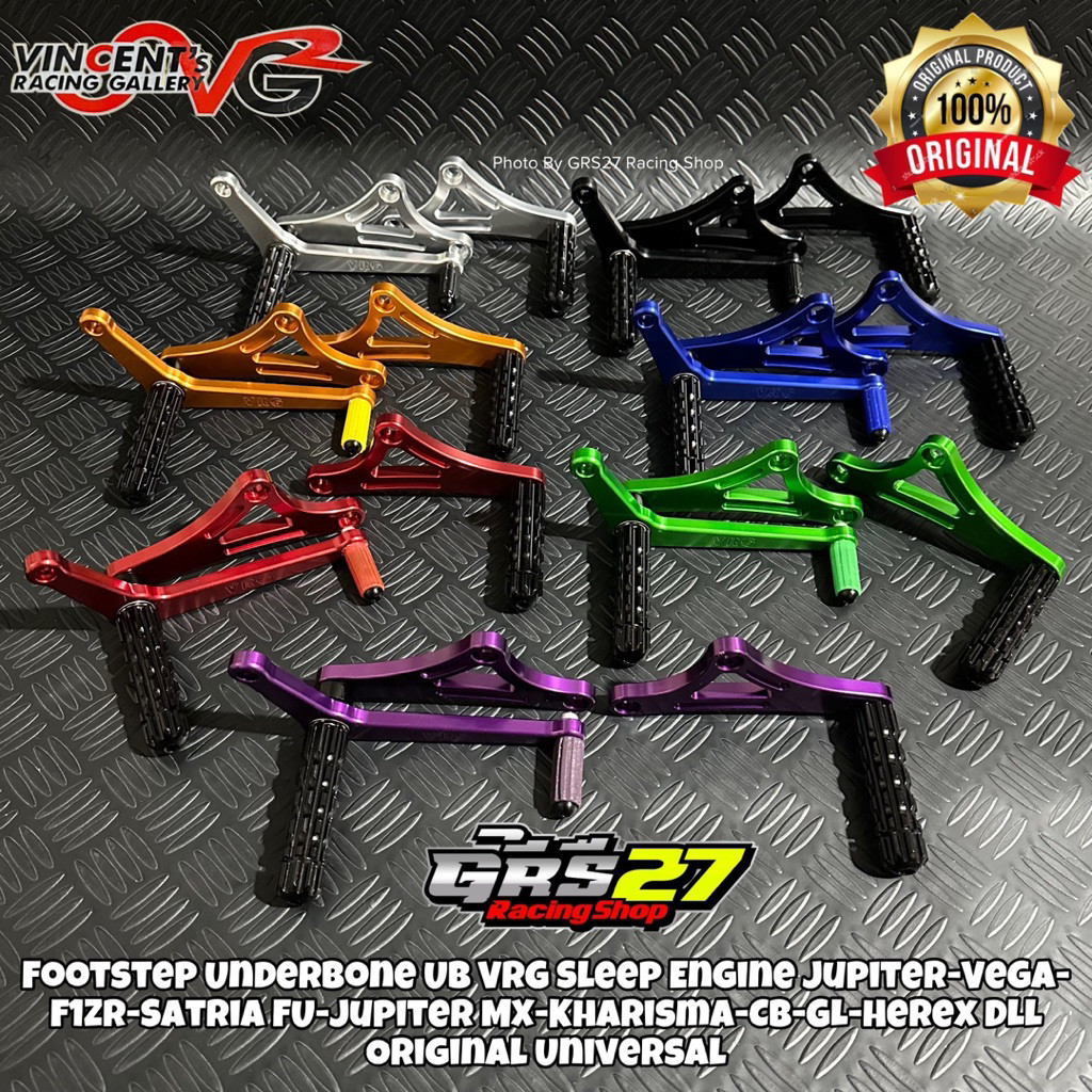 FOOTSTEP UNDERBONE UB VRG SLEEP ENGINE JUPITER-F1ZR-SATRIA FU-KHARISMA-JUPITER MX-CB-GL-HEREX ORI OR