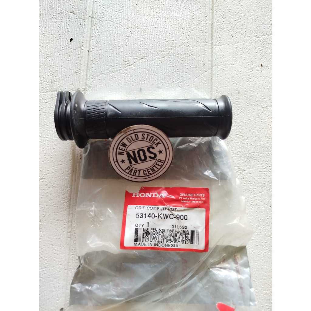 KARET HANDFAT HANDGRIP STANG SETIR STIR KANAN HONDA CS1 CS 1 CSONE CS ONE ORIGINAL ORISINIL ORI ASLI