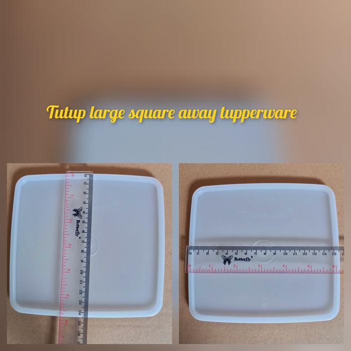sparepart//tutup tupperware//tutup large square away tupperware