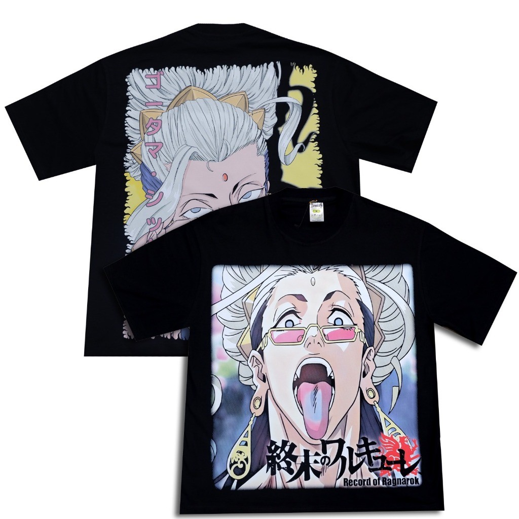 (COD) Tshirt Buddha Record Of Ragnarok Kaos VIntage Bootleg Oversize