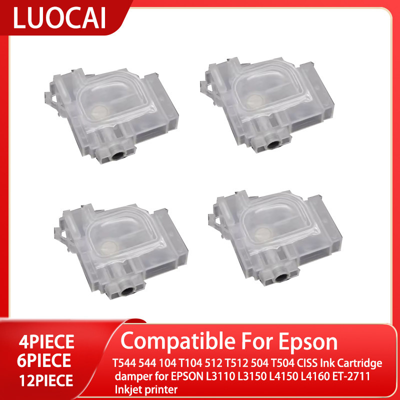 T544 544 104 T104 512 T512 504 T504 CISS Ink Cartridge damper for EPSON L3110 L3150 L4150 L4160 ET-2