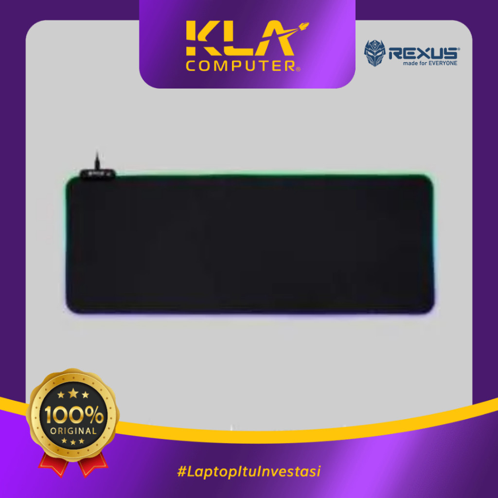 Rexus Mousepad Gaming RGB Kvlar TR3 Speed XL