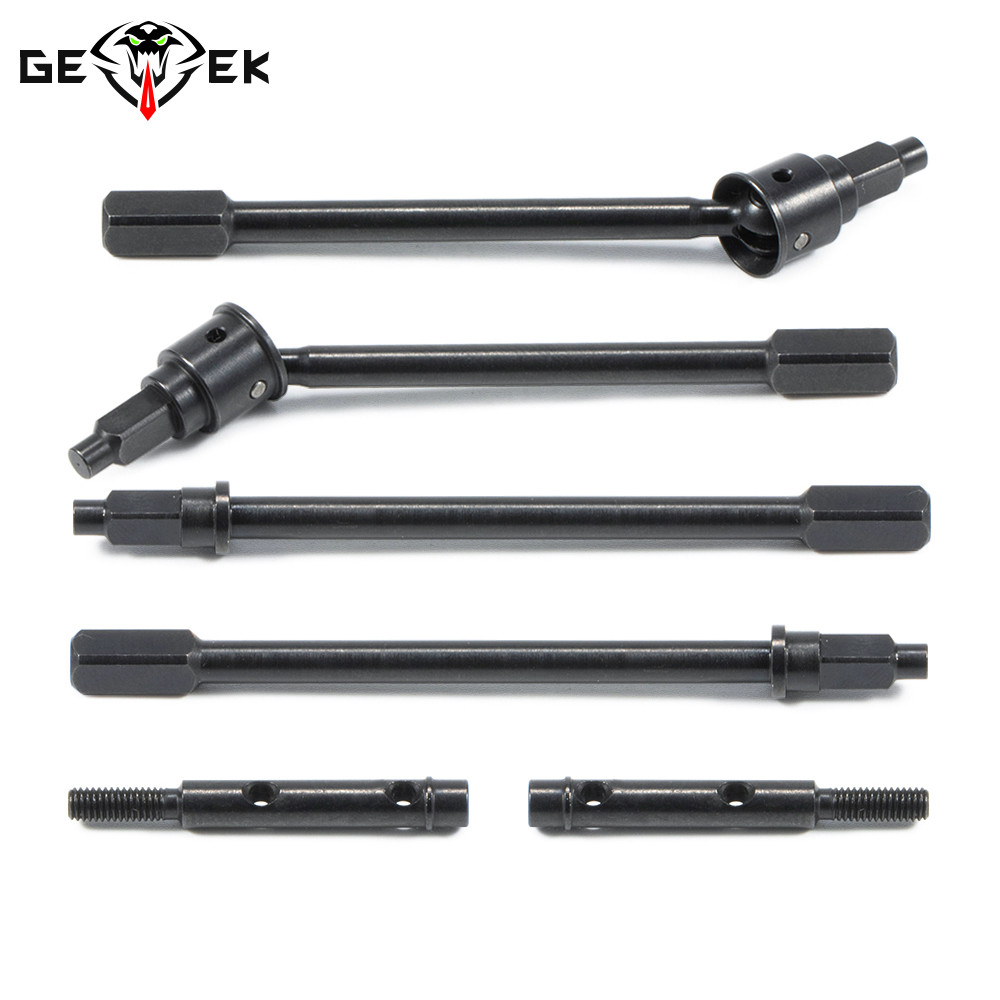 Hardened Steel CVD Universal Axle Straight Shaft Portal Stub Axle for 1/18 RC Crawler Axial UTB18 CA