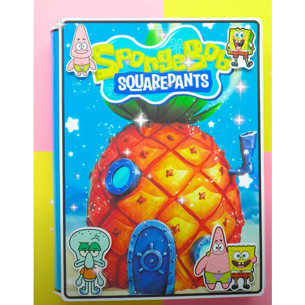 Laminasi Glossy Toca Life worldquiet book Toca boca squarepants Sudah Digunting
