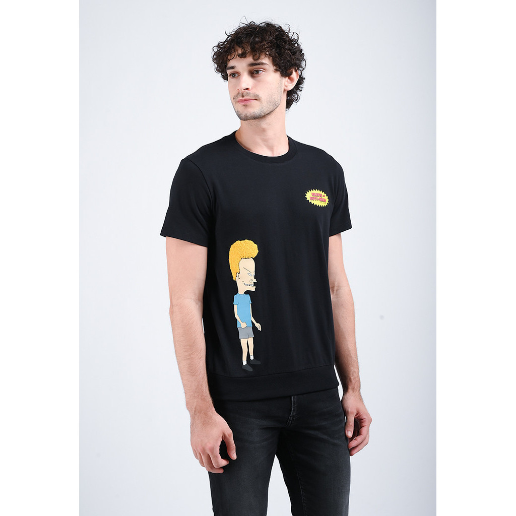 MANZONE Kaos Lengan Pendek Pria CORN - BLACK