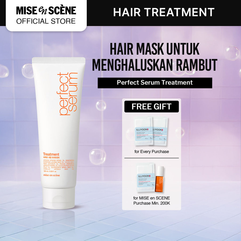 mise en scene Perfect Serum Treatment 180 ml - Masker Rambut Menghaluskan - Perawatan untuk Rambut R