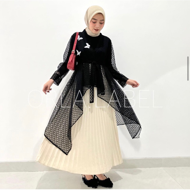 Nabie Lace Outer  / outer kondangan / outer kekinian / outer simple / outer lace