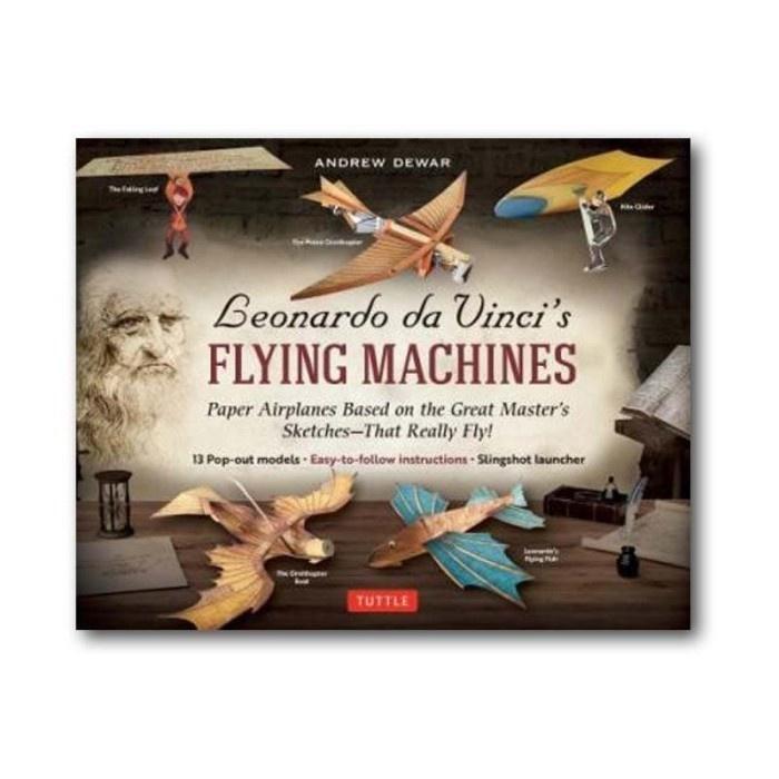Buku Import Leonardo da Vinci's Flying Machines Kit - Andrew Dewar Books