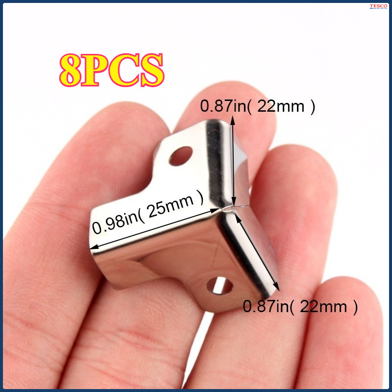8PCS Siku Box Pojok/Lubang Hardcase/Box Siku L Hardcase/Siku Corner Hardcase L