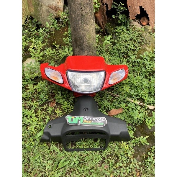 batok lampu depan fizr batok kepala fizr warna merah set batok belakang fizr warna Merah