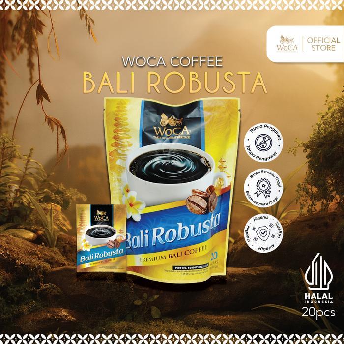 PROMO  WoCA Kopi Bubuk Bali Robusta 20 Sachets