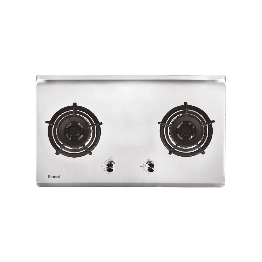 RINNAI Kompor Tanam Stainless 2 Tungku RB  72 S / Kompor Tanam Rinnai 2 Tungku Stainless