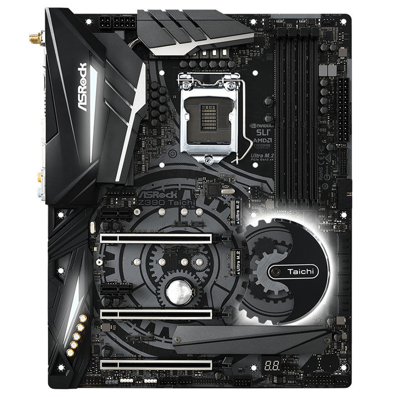 Used ASRock Z390 TaiChi Original  Desktop 1151 Motherboard Z390 Socket LGA1151 DDR4 SATA3 USB30 M2