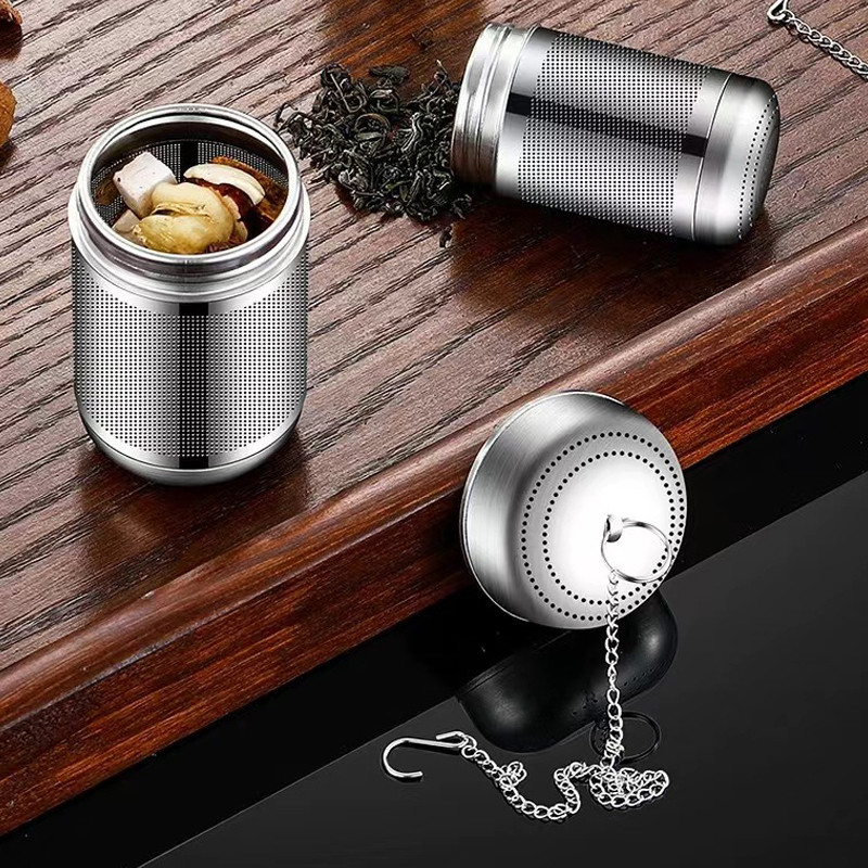 Tea Strainer Stainless Steel Tea Infuser Tea Leaves Spice Seasoning Ball Strainer Teapot Fine Mesh C