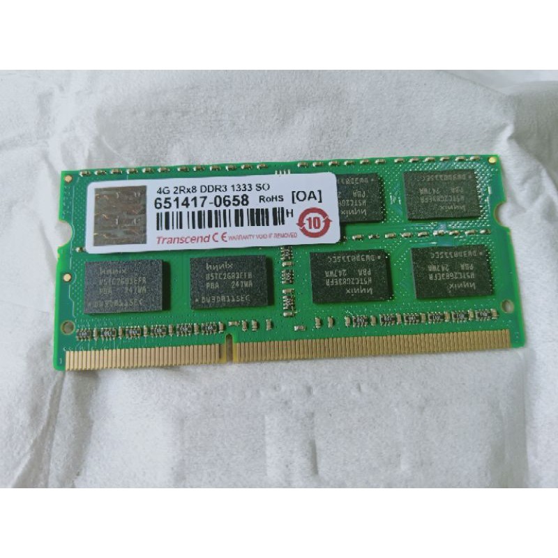 Ram Laptop 4GB DDR3 1333 SO Transcend