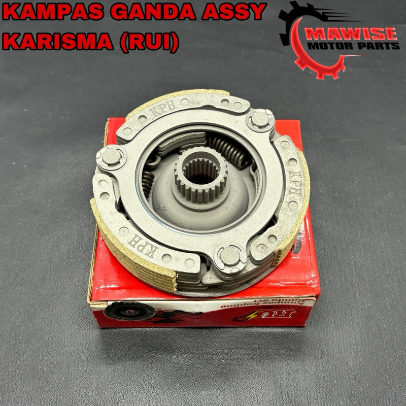 KAMPAS GANDA ASSY KARISMA (RUI)  - KAMPAS KOPLING GANDA ASSY OTOMATIS SET KHARISMA KPH SUPRA X 125