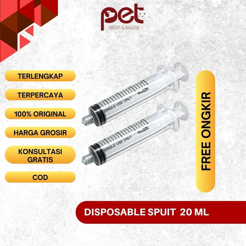 Suntikan Ternak 20 ml - Spuit 20 cc - Spuit Cekok 20 cc