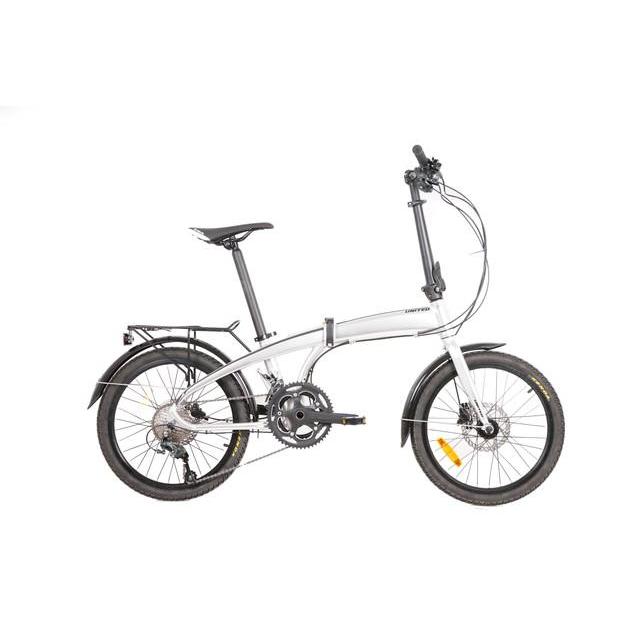 United Bike Sepeda Lipat Folding 20-20Sp U ORION (9) SLV-BK