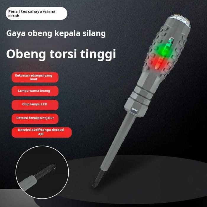 (distiramarket) Pena listrik tukang listrik khusus mengukur kebocoran garis putus-putus pena listrik
