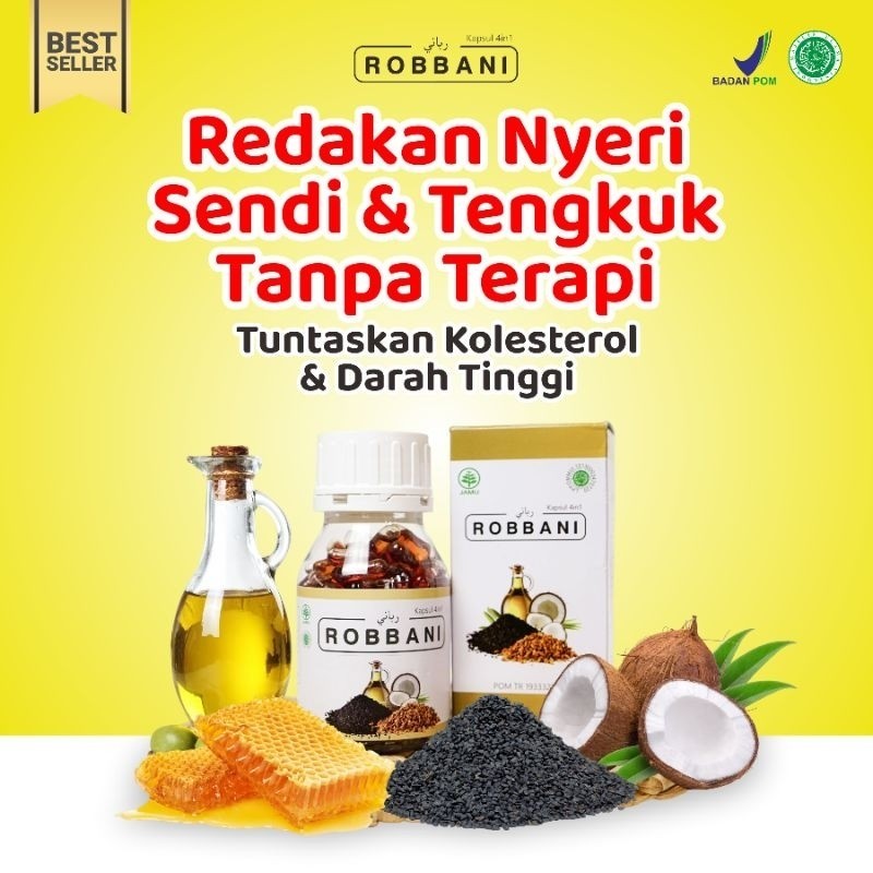 Robbani obat kolesterol diabetes dan darah tinggi ampuh 100% herbal