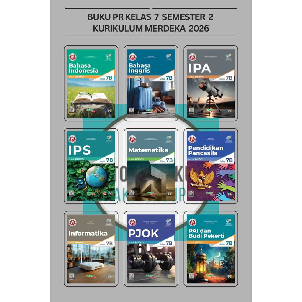 Buku Pr/Lks SMP/MTS Kelas 7 Semester 1&2 Intan pariwara Tahun 2026