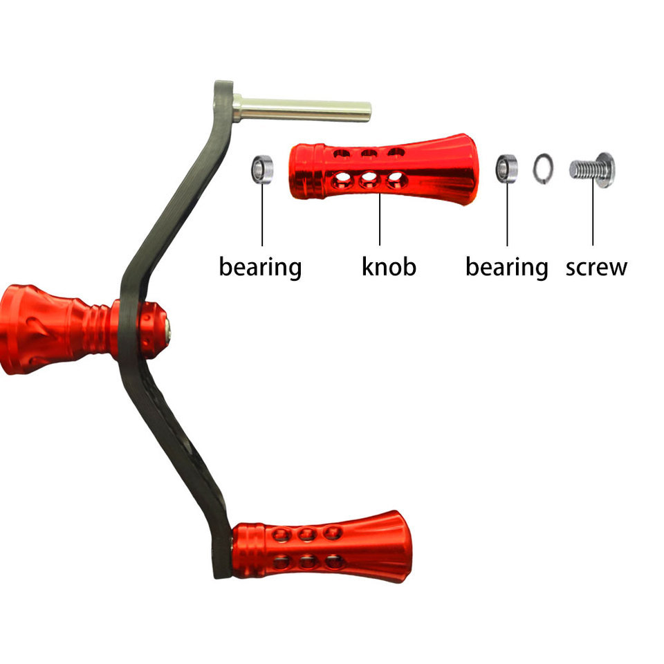 Light Weight Carbon Fiber Spinning Reel Double Handle Metal Knob For SHIMANO Fishing Reel VANFORD UL