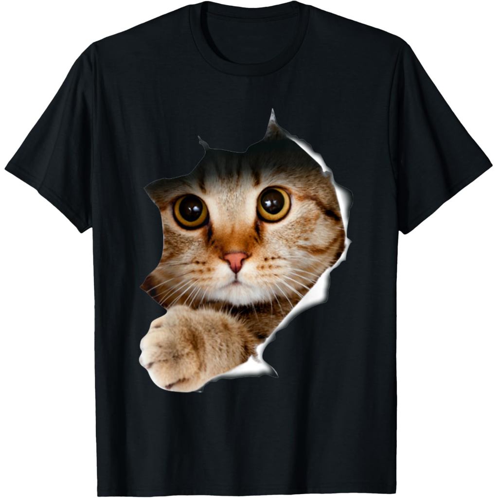 *COD* Kaos Kucing Kaos Kucing Kaos Kain Robek Kaos Kucing Anak Kucing Kaos Kitty