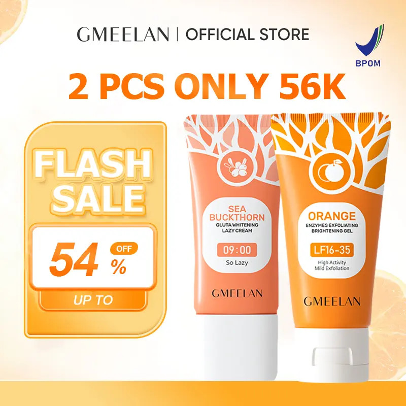 GMEELAN Orange Exfoliating Gel  + Gluta Whitening Lazy Cream