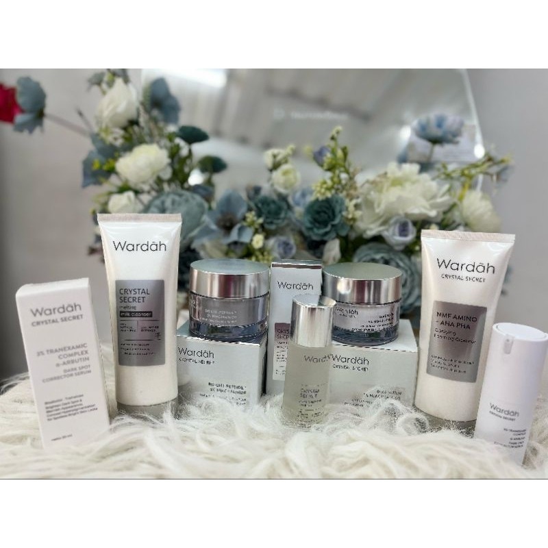 PAKET WARDAH WHITE SCREET 6 ITEM ORIGINAL/PAKET WARDAH FLEK HITAM