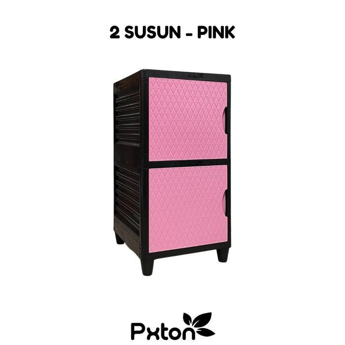 PXTON LEMARI PAKAIAN PLASTIK FLASH / 2 SUSUN / 3 SUSUN / 4 SUSUN / 2 SUSUN  / 5 susun / Rak Pakaian 