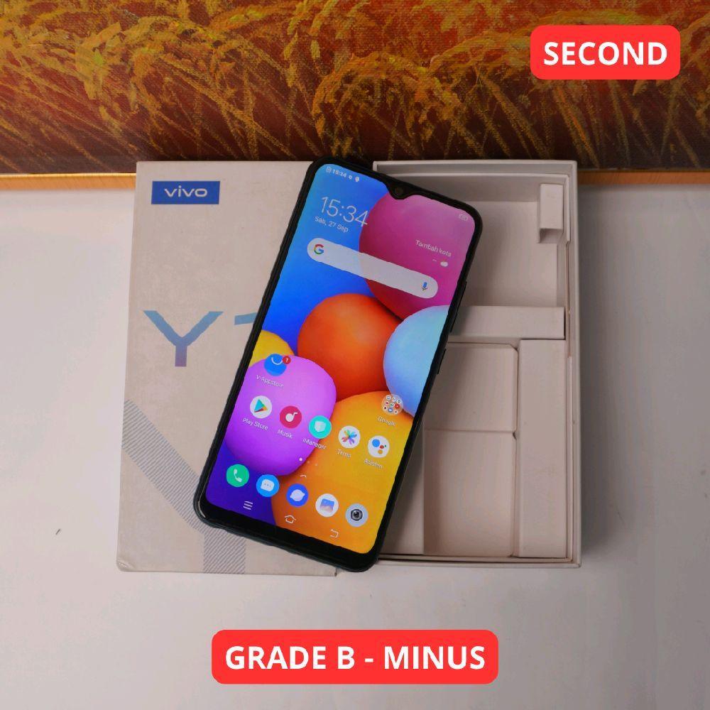 VIVO Y1S 2/32 GB GRADE B - MINUS HP SECOND ORIGINAL SINAR MUTIARA CELL (43373)