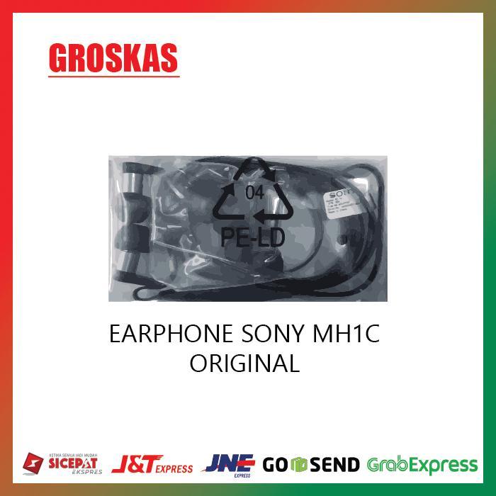 Next BASS Sony Earphone LifeSound Hi-Fi Stereo Headset MH1c Original dengan 2 Pasang Eartips dan Kli
