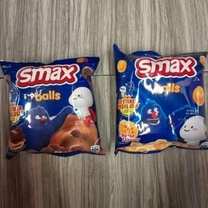 Smax Balls Makanan Ringan 40gr Rasa Coklat / Keju