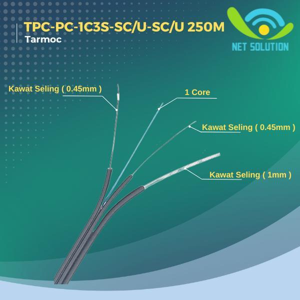 Kabel FO Precon 250 Meter |Fiber Optic Preconnectorized Dropcore 250 M