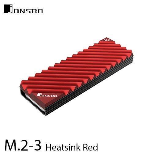 pusat fotografi JONSBO M.2-3 SSD NVMe M2 Heatsink Cooling - Red
