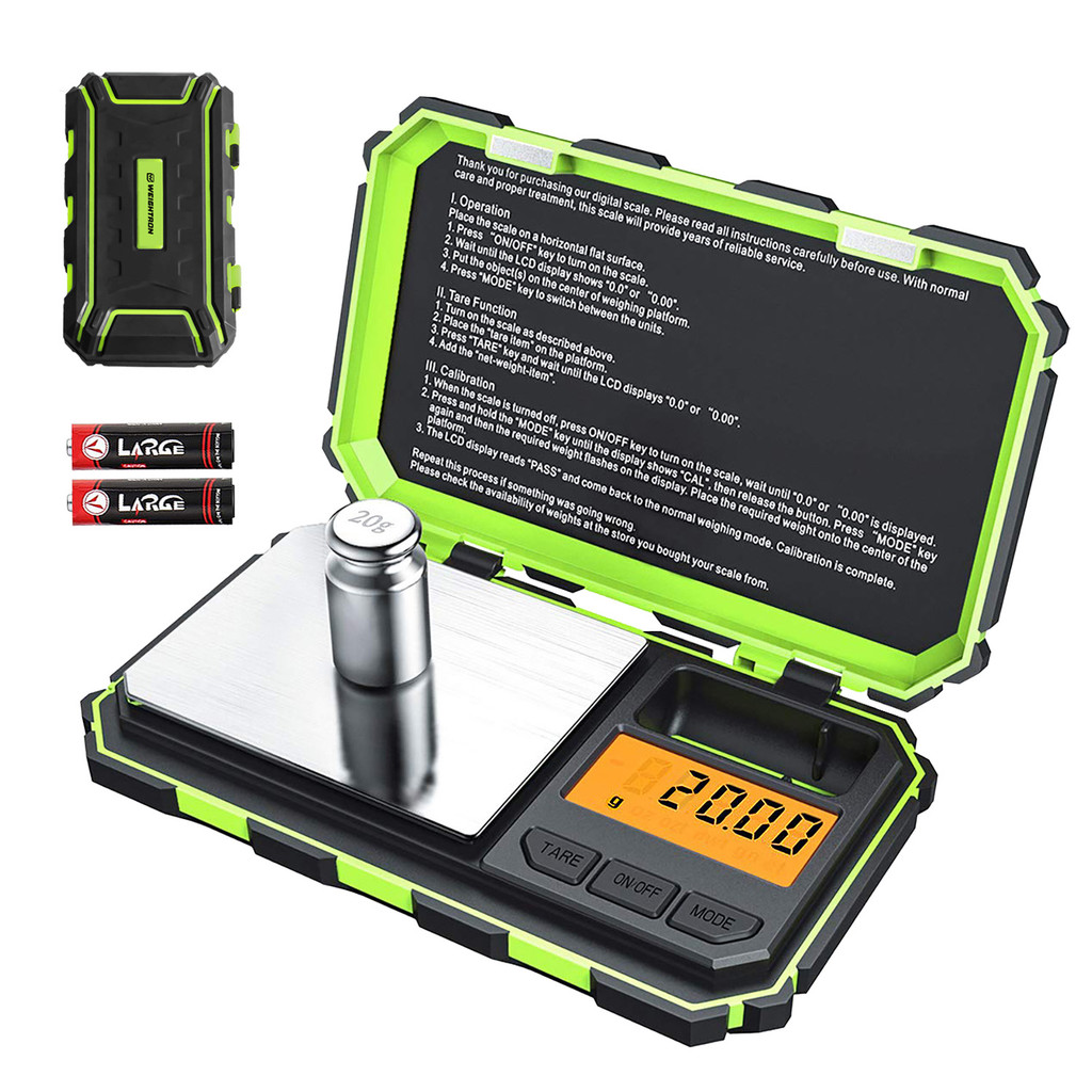 High Precision Milligram Scale, 20 g/0.001 g gital Mini Pocket Gram Scale, Gemstone Milligram Scale