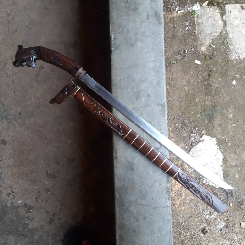 AmanahStore golok baja per asli super tajam golok macan panjang barlen