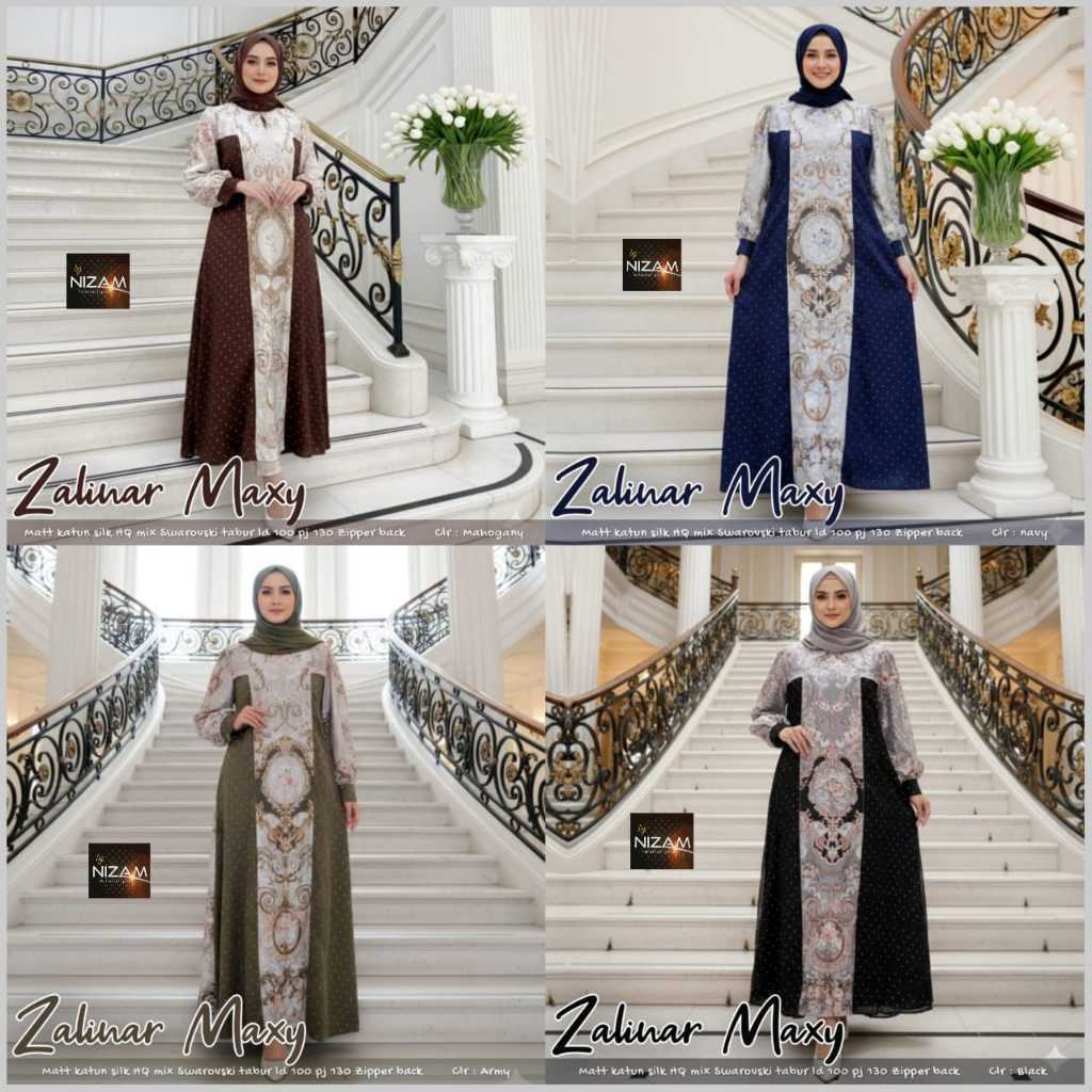 0612     ZALINAR DRESS by NIzAM FASHION