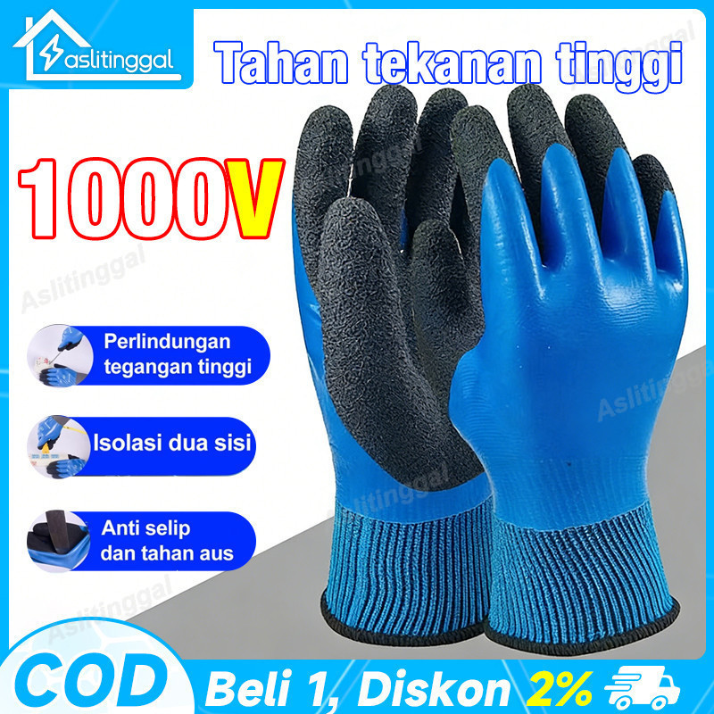 Sarung tangan isolasi 1000V Sarung tangan anti sengatan listrik 1000V sarung tangan Sarung Tangan Li