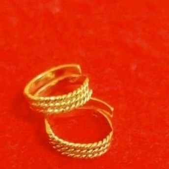 cincin lilit b3 anak&bayi lapis emas24k