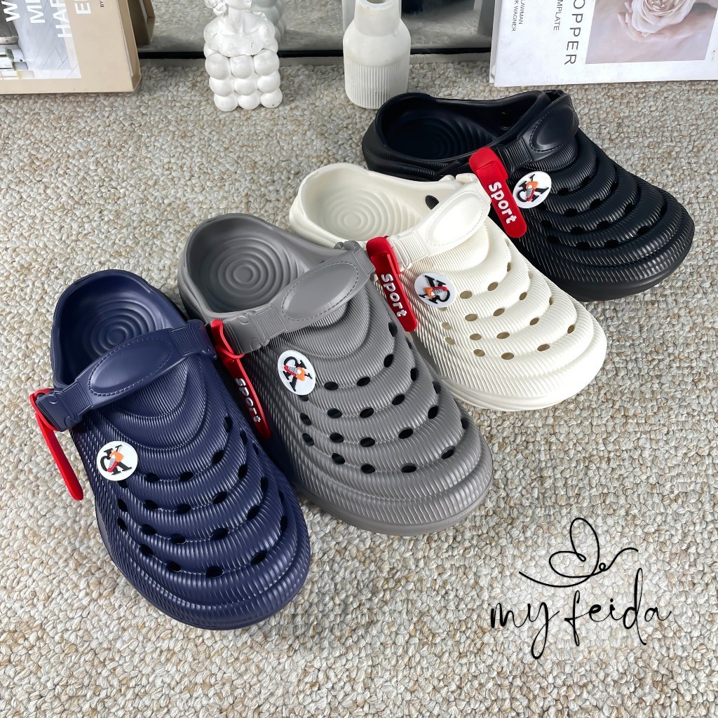 FUFU JAKARTA SPOT SANDAL SANDAL BAIM DEWASA SANDAL CLOG BAHAN EVA PREMIUM NYAMAN DIPAKAI