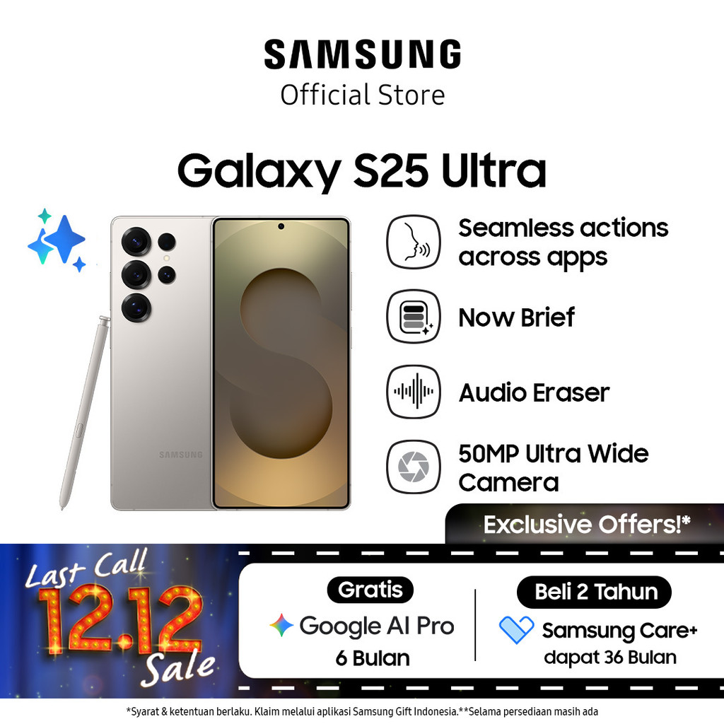 Samsung Galaxy S25 Ultra 12/512GB - Titanium Gray, Hp AI, Galaxy AI