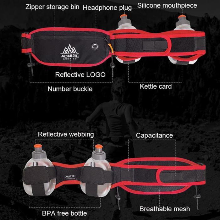 AONIJIE - Tas Pinggang Olahraga + Botol 05017530