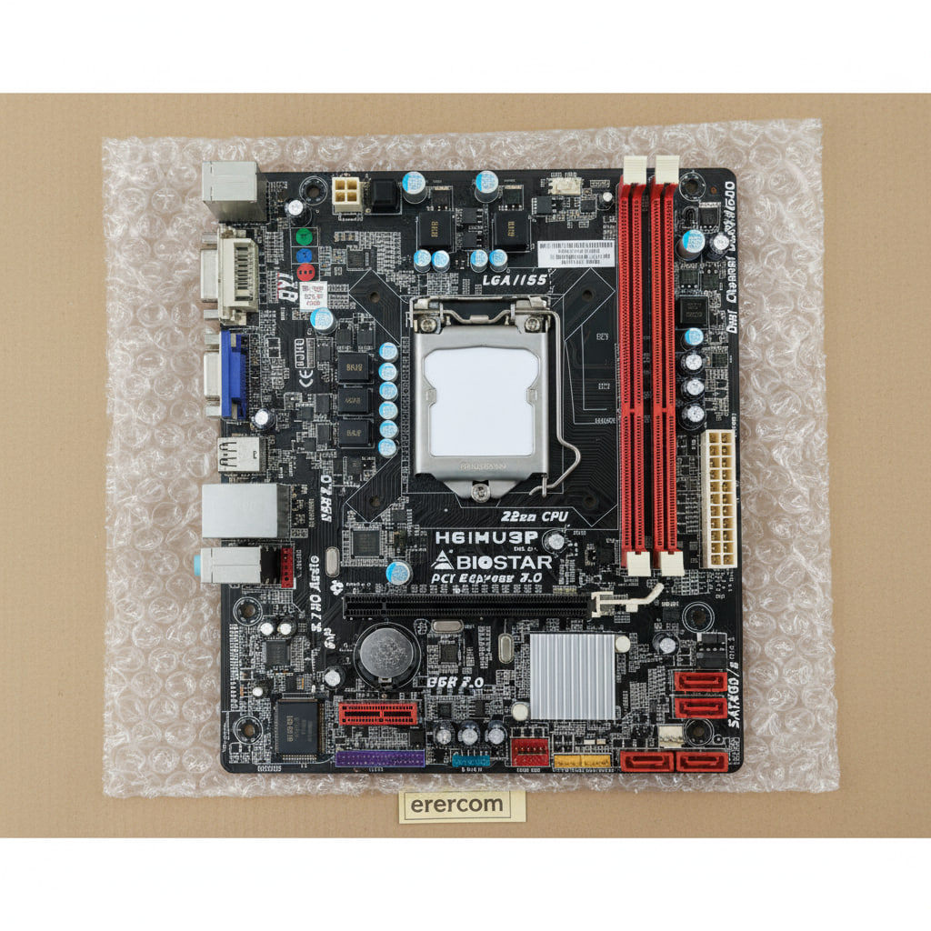 Motherboard PC Merk Biostar H61 H61MU3B Socket 1155