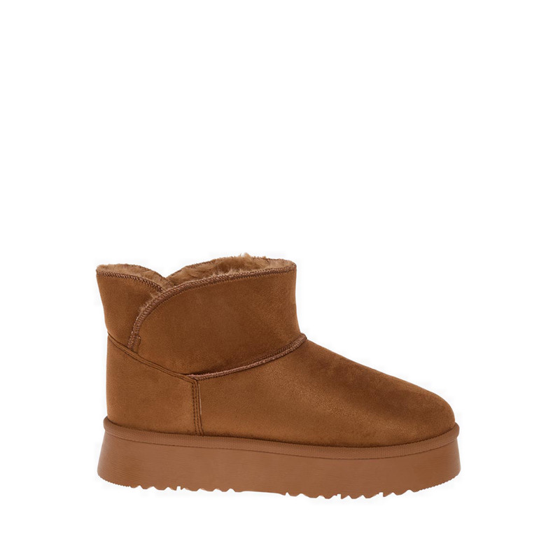 Payless State Street Women Sami Platform Boots - Cognac