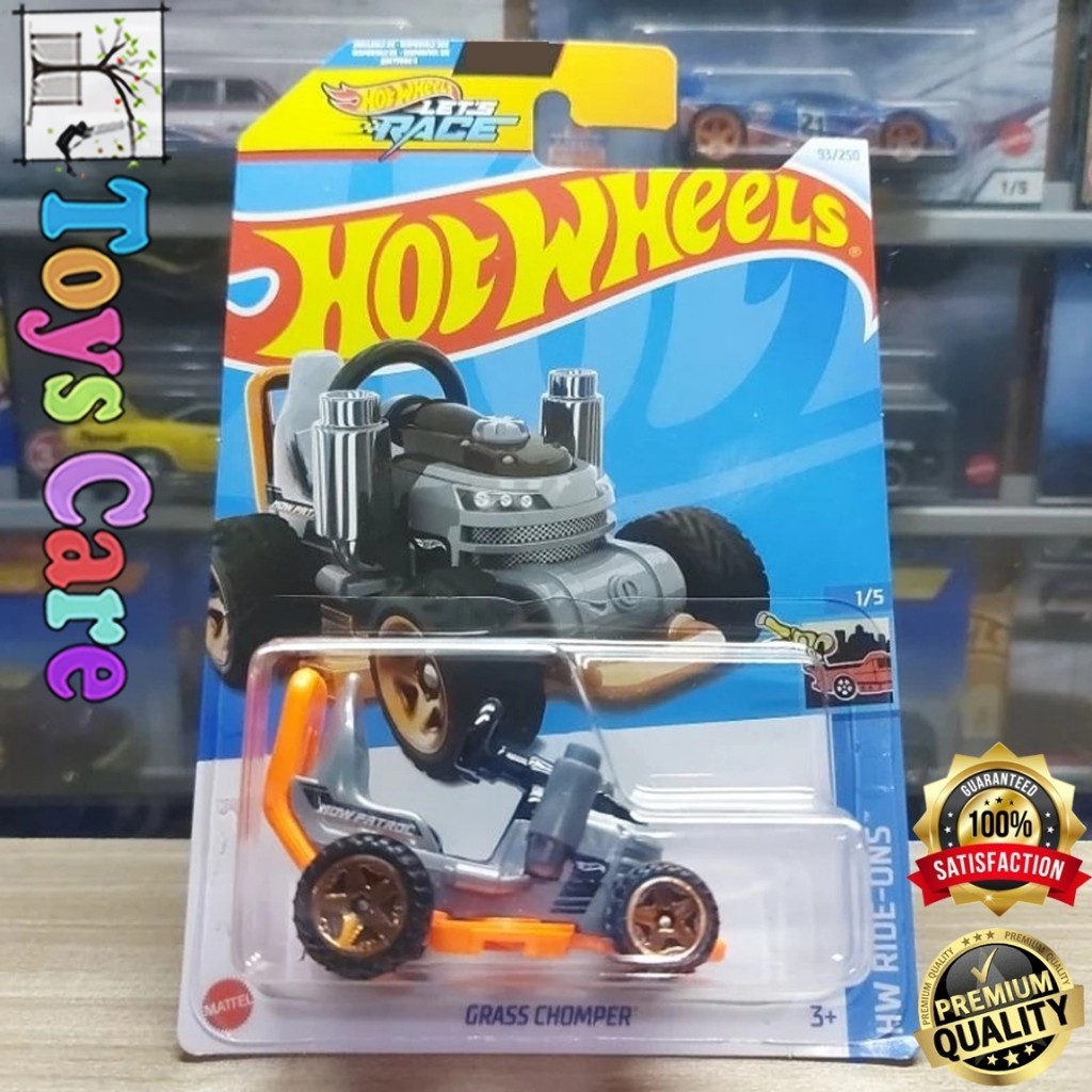 Hot Wheels Grass Chomper Minifig Mobil Pemotong Rumput