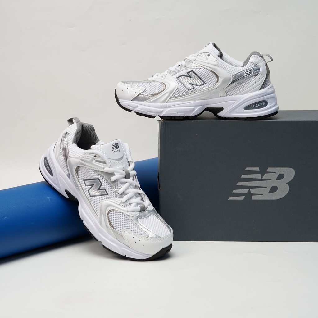 New Balance 530 White Silver
