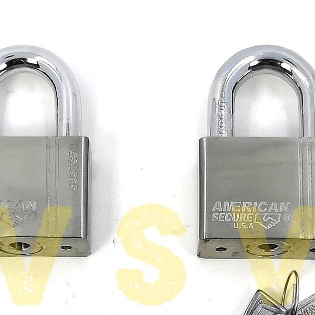 American Secure Gembok master key 50mm isi 2 / gembok rumah / gembok gudang