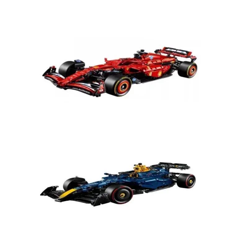 KRATOS Store 2025 New Technical Sport Red Blue Car Building Racing Blocks City Super Car Bricks Toys